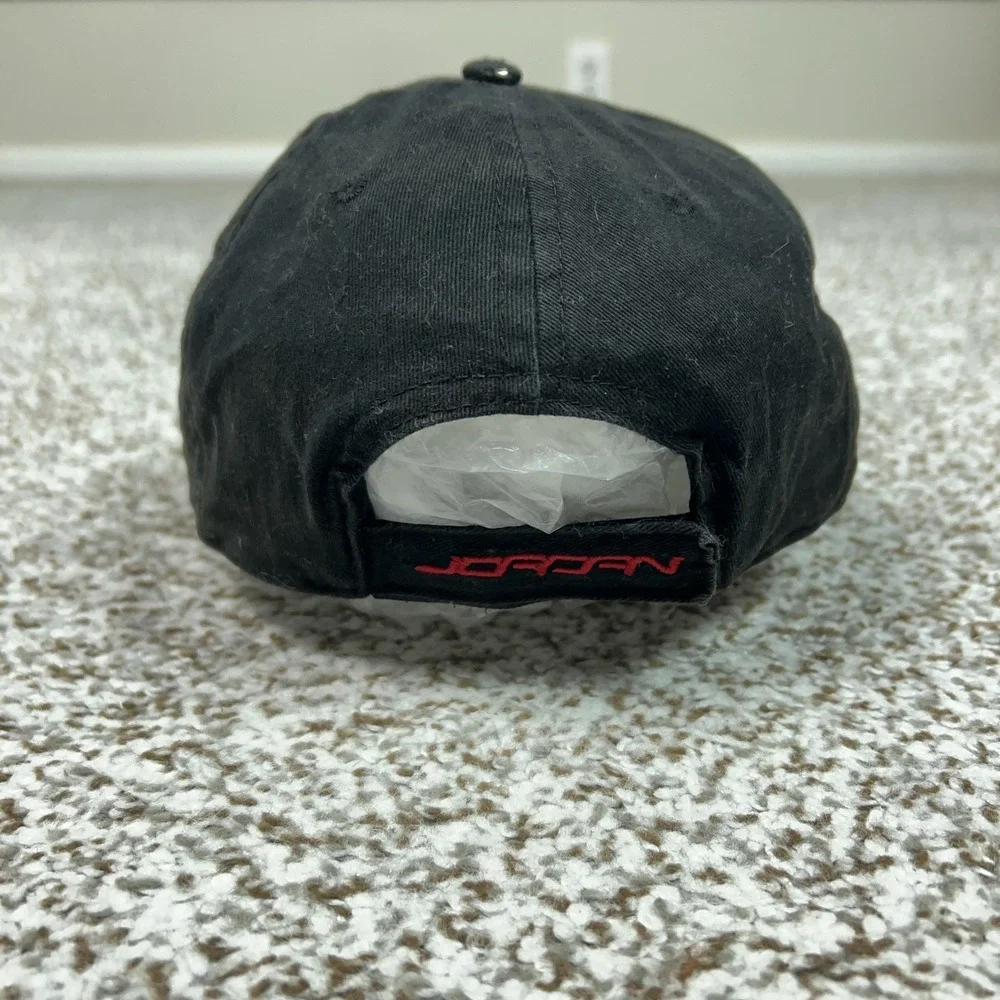 Jordan Nike Hat Cap Strap Back Youth Black Red Jumpman Logo‎ Basketball Boys
